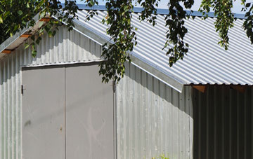 repairing Voe metal garage roofing